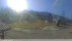 Dolní část sjezdovky