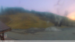 Dolní část sjezdovky