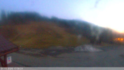 Dolní část sjezdovky