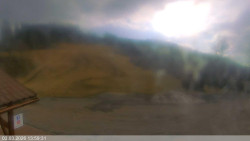 Dolní část sjezdovky