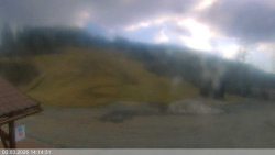 Dolní část sjezdovky