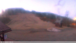 Dolní část sjezdovky