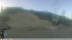 Dolní část sjezdovky