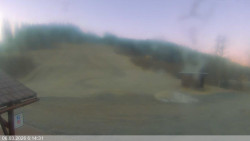 Dolní část sjezdovky