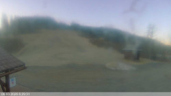 Dolní část sjezdovky