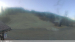 Dolní část sjezdovky