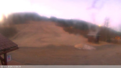 Dolní část sjezdovky