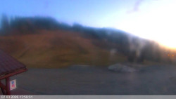 Dolní část sjezdovky