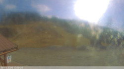 Dolní část sjezdovky