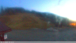 Dolní část sjezdovky