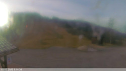 Dolní část sjezdovky