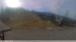 Dolní část sjezdovky