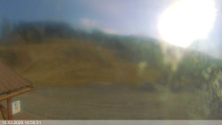 Dolní část sjezdovky