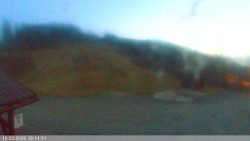 Dolní část sjezdovky