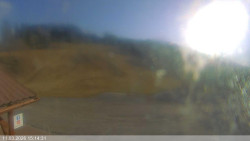 Dolní část sjezdovky