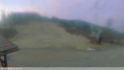 Dolní část sjezdovky