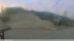 Dolní část sjezdovky