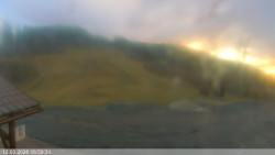 Dolní část sjezdovky