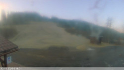 Dolní část sjezdovky