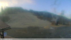 Dolní část sjezdovky