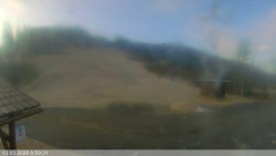 Dolní část sjezdovky