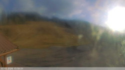 Dolní část sjezdovky