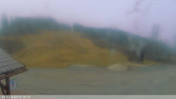 Dolní část sjezdovky