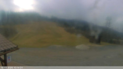 Dolní část sjezdovky