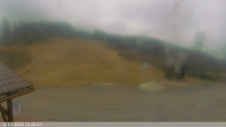 Dolní část sjezdovky