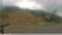 Dolní část sjezdovky