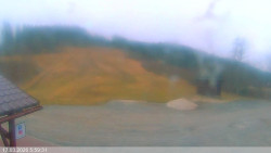 Dolní část sjezdovky