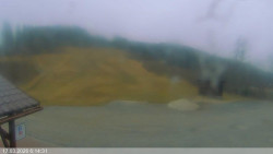 Dolní část sjezdovky