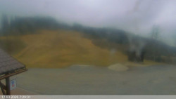 Dolní část sjezdovky