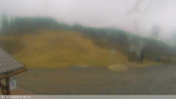 Dolní část sjezdovky