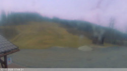 Dolní část sjezdovky