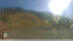 Dolní část sjezdovky