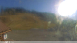 Dolní část sjezdovky