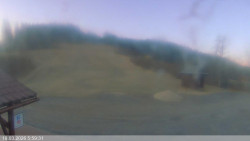 Dolní část sjezdovky