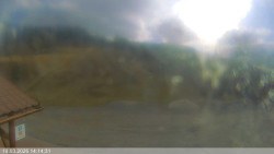 Dolní část sjezdovky