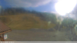 Dolní část sjezdovky