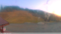 Dolní část sjezdovky