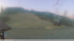 Dolní část sjezdovky