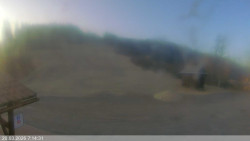 Dolní část sjezdovky