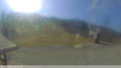 Dolní část sjezdovky