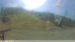 Dolní část sjezdovky