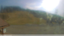 Dolní část sjezdovky