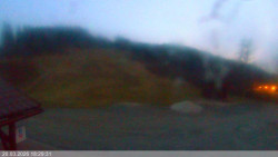 Dolní část sjezdovky