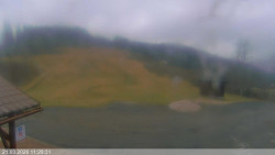 Dolní část sjezdovky