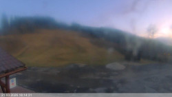 Dolní část sjezdovky