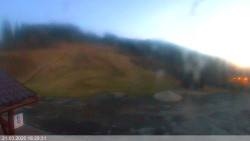 Dolní část sjezdovky